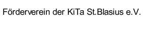 Förderverein der KiTa St.Blasius e.V.